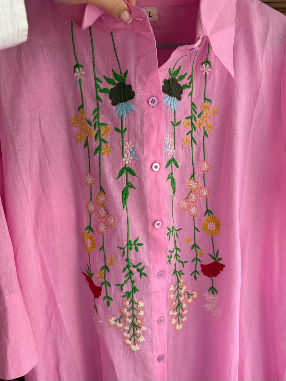POL Embroidered Mini Dress - Picture 3 of 7